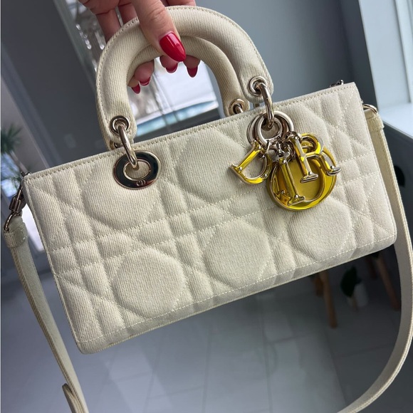 Lady D-Joy Yellow Denim Bag - Picture 1 of 1